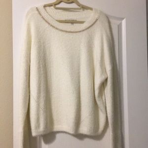 Cream sweater